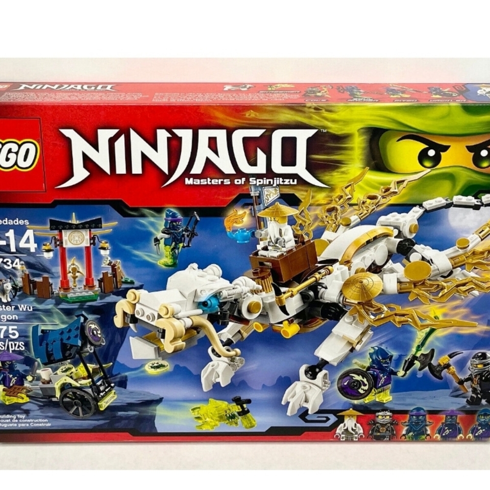 Leap Ninjago "Master WU dragon" set 70734 (575 pieces)
